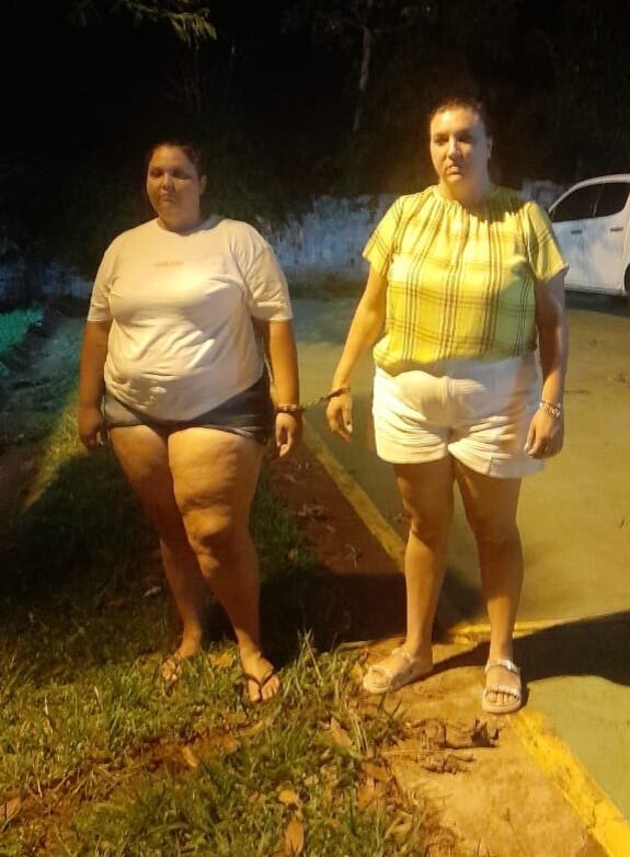 Estas son las detenidas.