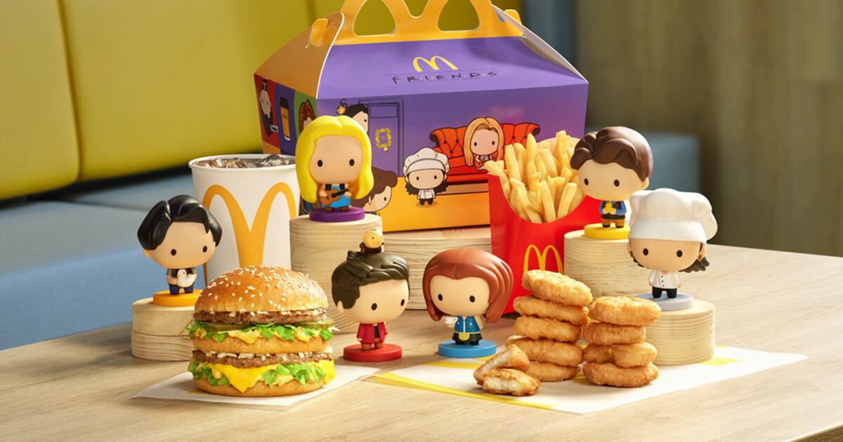 Paren todo: Este 6 de enero llega la "Cajita Feliz" de Friends a McDonald's