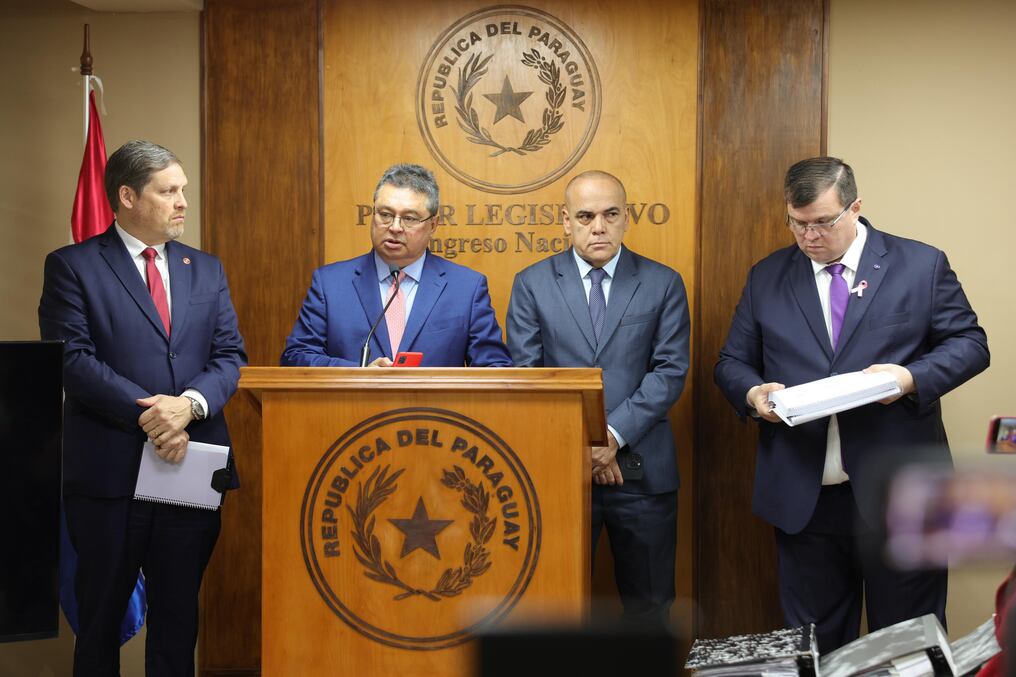 Leite brindó detalles sobre la asociación civil, a través de una conferencia de prensa en el Senado. Foto: Gentileza