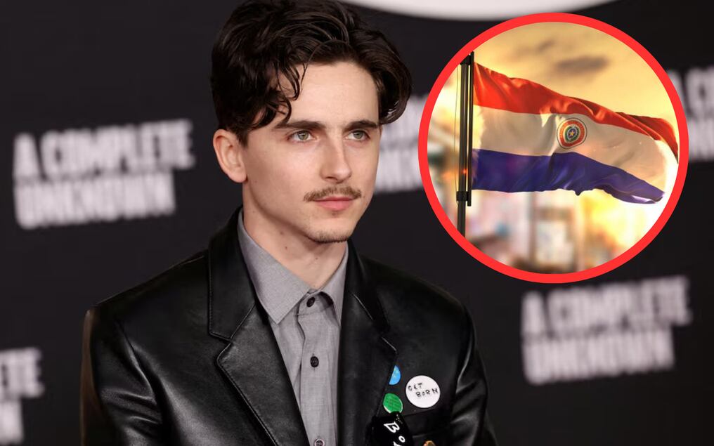 Timothée Chalamet expresó su deseo de visitar Paraguay en una entrevista con Lucía Sapena. Foto: Gentileza