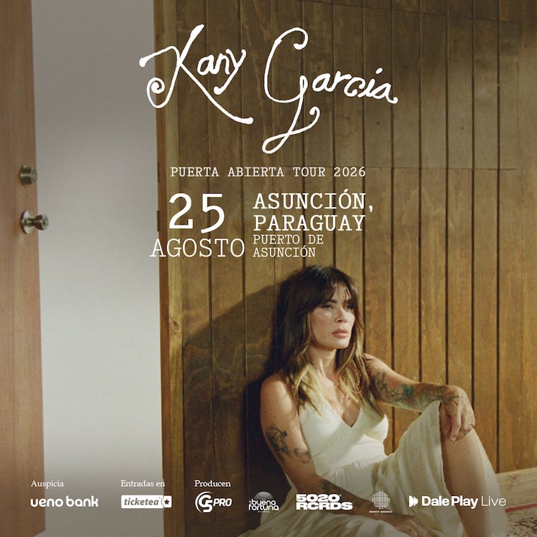 Flyer del concierto de Kany García en Paraguay.