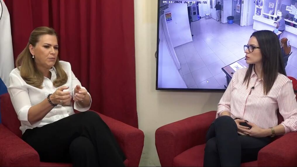 La ministra de Salud, María Teresa Barán, en entrevista con la Vocería del Gobierno, refirió los avances en ocho meses y desafíos por delante en su gestión. Foto: Captura de video