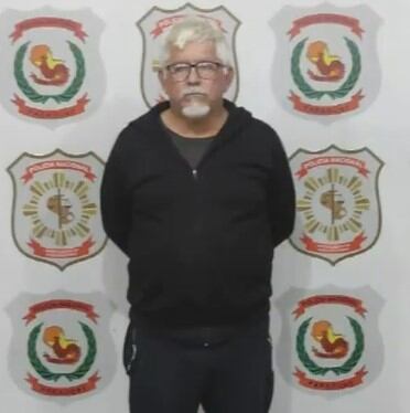 Meliano Fernández fue aprehendido en su domicilio ubicado en el barrio Pinozá de Asunción. Foto: Gentileza