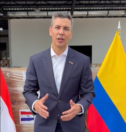Santiago Peña, presidente de la República.