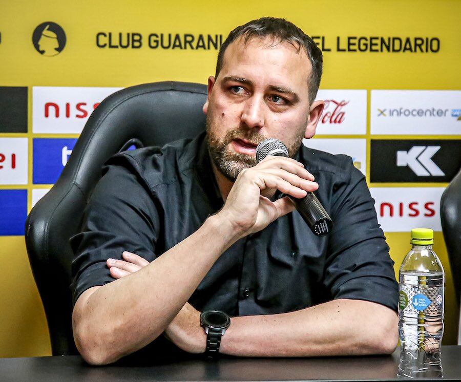 Pablo de Muner, nuevo DT de Guaraní.FOTO:@CLUBGUARANI