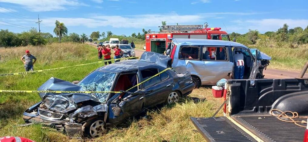 Una de las hipótesis sería que uno de los rodados perdió el control por los baches que hay en la zona. Foto: Gentileza