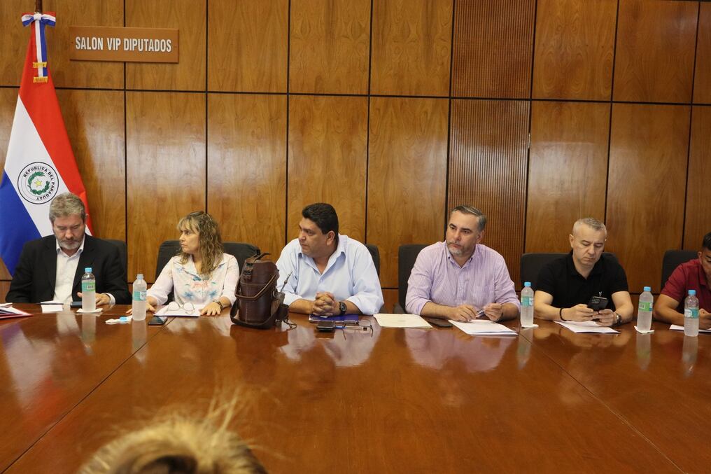 Representantes de Opaci, intendentes y diputados se reúnen para tratar de llegar a un acuerdo sobre la ley de patentes vehiculares. Foto: Gentileza