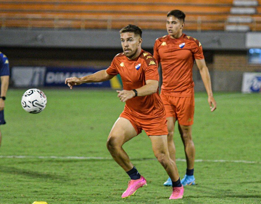 Edgardo Orzusa, volante de Nacional.FOTO: @CLUBNACIONALPY