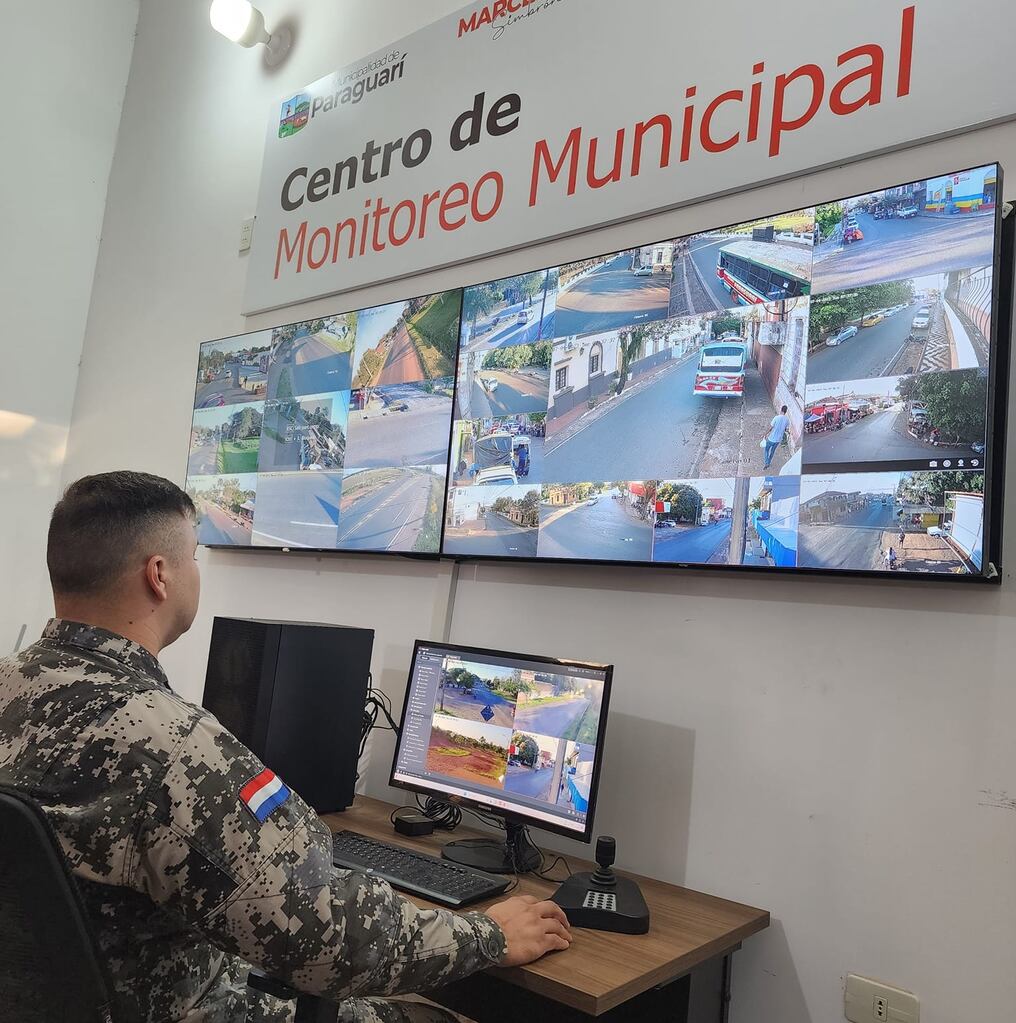 El proyecto "Paraguarí seguro" incluye el Centro de Monitoreo Municipal y el cuartel del Grupo Lince. Foto: Facebook/MarceloSimbronPolitico