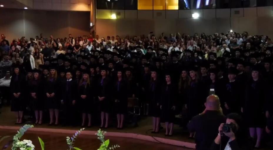 Entre estos nuevos profesionales se encuentra 24 que llegaron desde la filial Santa Rosa del Aguaray, del departamento de San Pedro. Foto: Captura pantalla