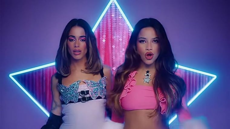 Tini Stoessel y Emilia Mernes, cuando eran amigas.