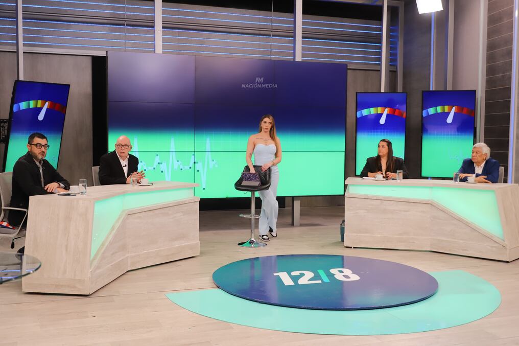 En el programa 12/8 de canal GEN, panelistas e invitados, tocaron el tema de la libertad de prensa. Foto: Néstor Soto.