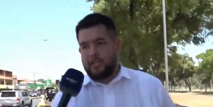 El concejal Enrique Quintana dijo que se aprobó una ordenanza para garantizar el uso correcto de la vereda inclusiva. Foto: Captura de pantalla