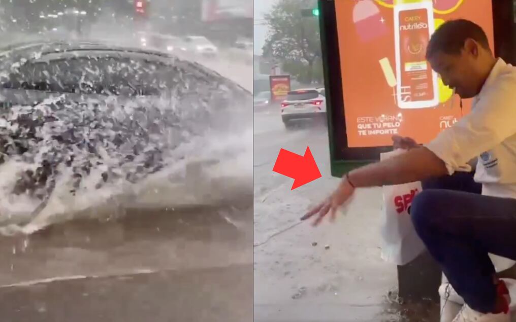 En las redes se viraliza como automovilistas mojan a los peatones en días de lluvia. Foto: Gentileza