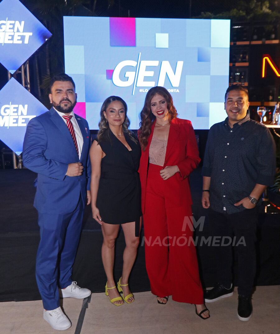 Mike Silvero, Loli González, Cinthia Mora y Kike Enciso
