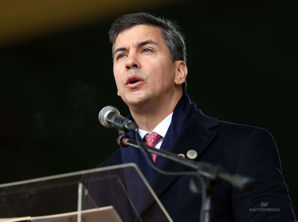 El presidente Santiago Peña reafirmó en la inauguración de la Expo 2024 el compromiso de su gobierno de alentar al empresario para la inversión. Foto: Jorge Jara