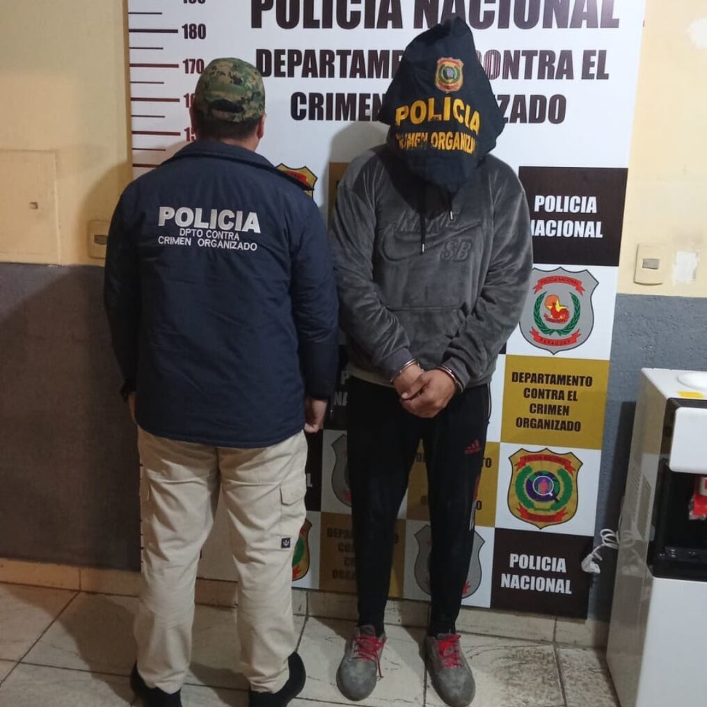 El detenido es Edgar Elías Escurra Caballero. Foto: Gentileza