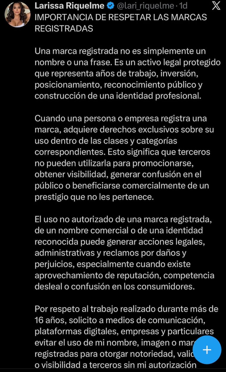 Diario HOY Tras Joven Viral En Cancha Larissa Riquelme Vuelve A diario-hoy-tras-joven-viral-en-cancha-larissa-riquelme-vuelve-a