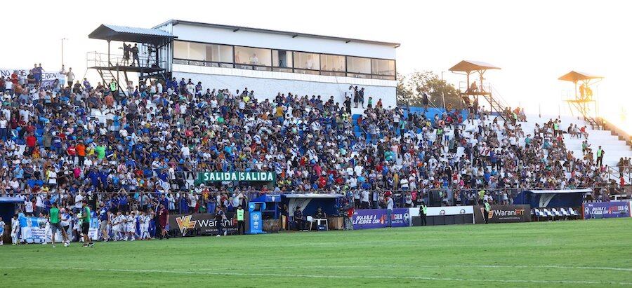 Villeta ya tiene un estadio de primera. Ameliano habilit all su escenario para sus partidos de Primera.FOTO: @AMELIANO