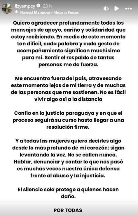 Historia de Liz Yampey tras libertad de Carlos Granada.