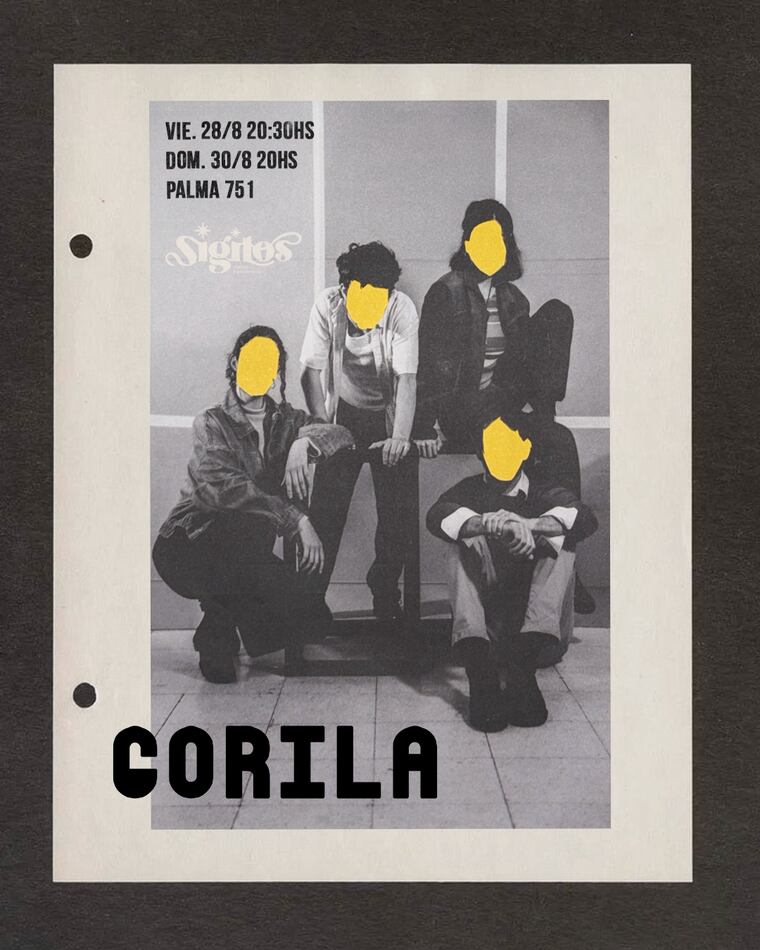 Flyer de “Gorila”.