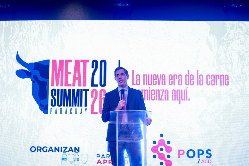 Marco Riquelme participó de la apertura del Meat Summit Paraguay 2026. Foto: Gentileza