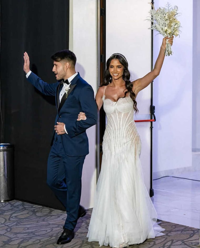 Iván Torres y Stephanie Ríos se casaron en diciembre del 2024.