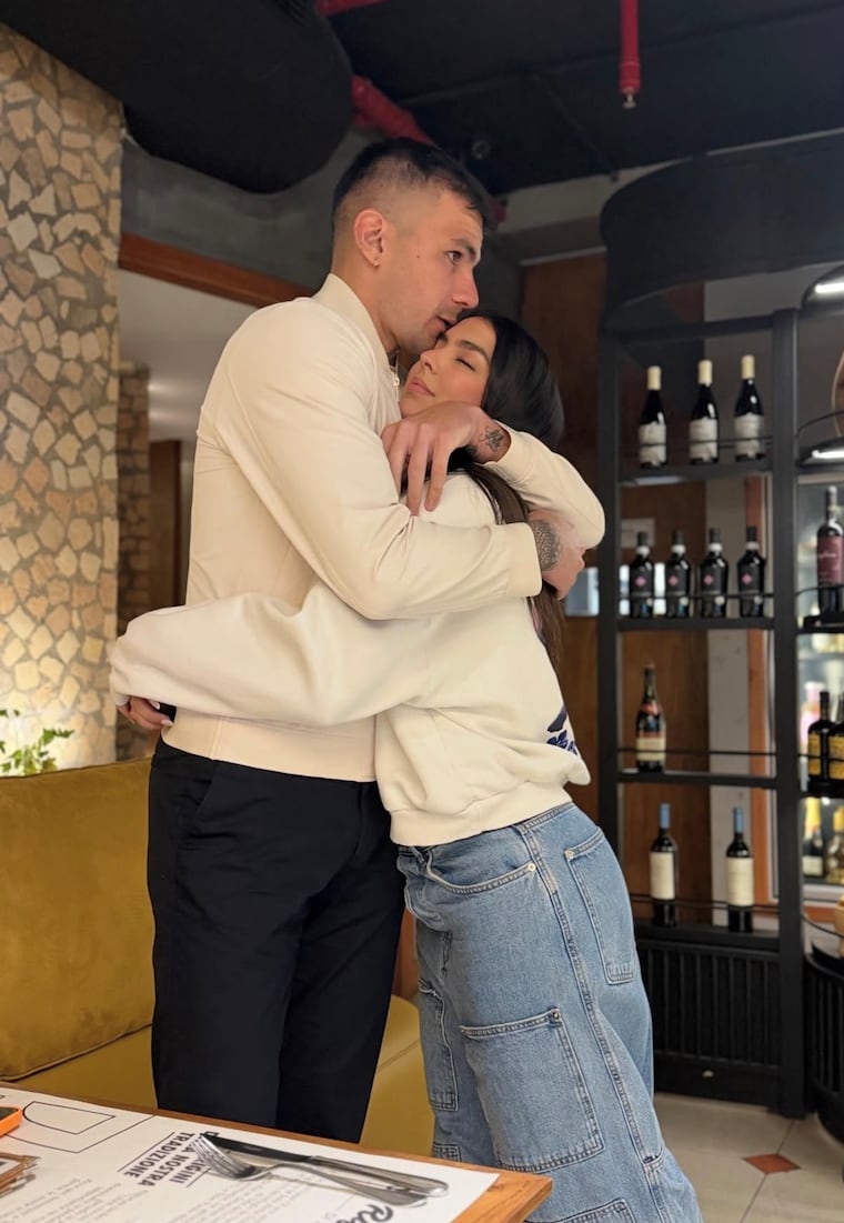 “Kili” Rojas y Natty Balbuena durante su viaje a Brasil. Foto: Instagram - @nattybalbuena