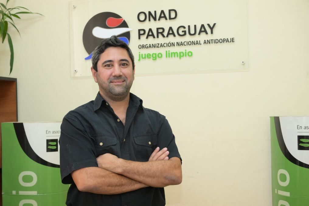 Rodrigo Mallada Boscarino fue electo nuevo titular de la ONAD-Paraguay. Foto: Gentileza
