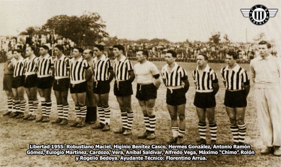El Libertad del 55 es considerado el mejor equipo paraguayo del siglo XX