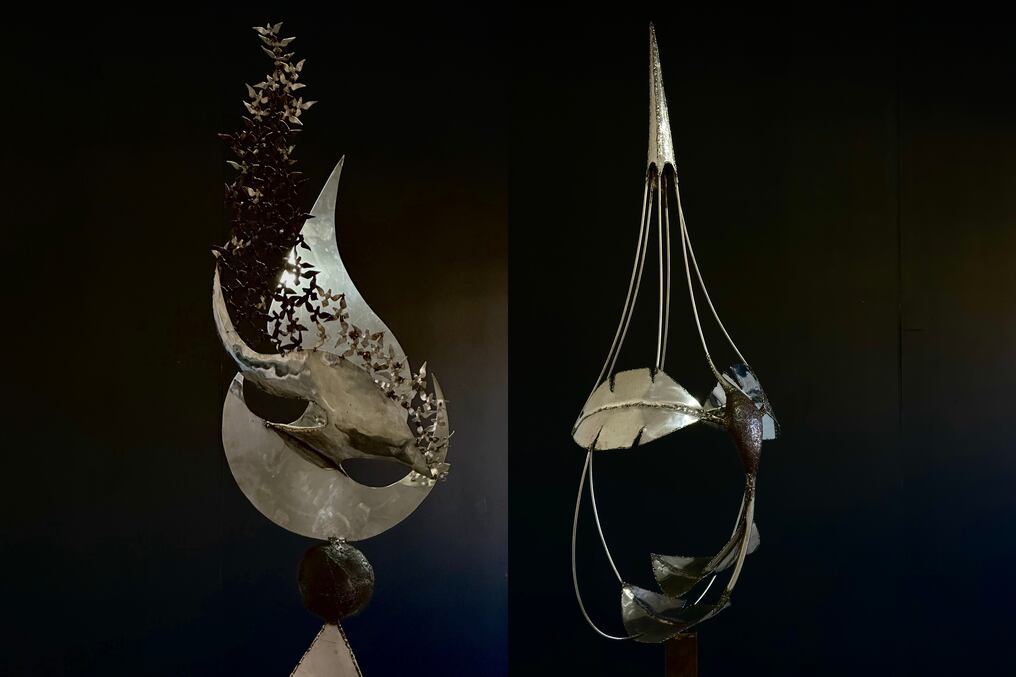 Las esculturas creadas por el artista paraguayo podrán apreciarse en la Casa Bicentenario de las Artes Visuales. Foto: Gentileza