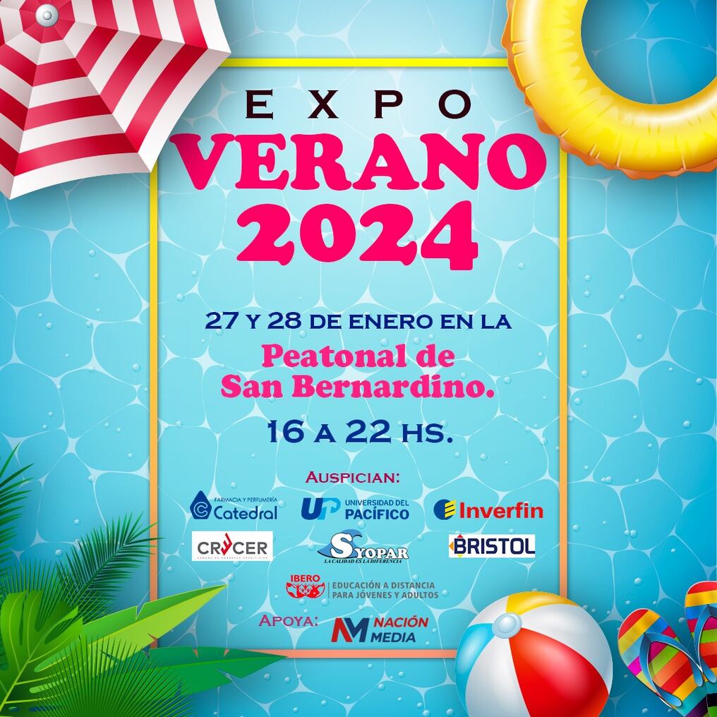 La Expo Verano se realizará este sábado 27 y domingo 28 de enero de 16:00 a 22:00. Foto: Gentileza
