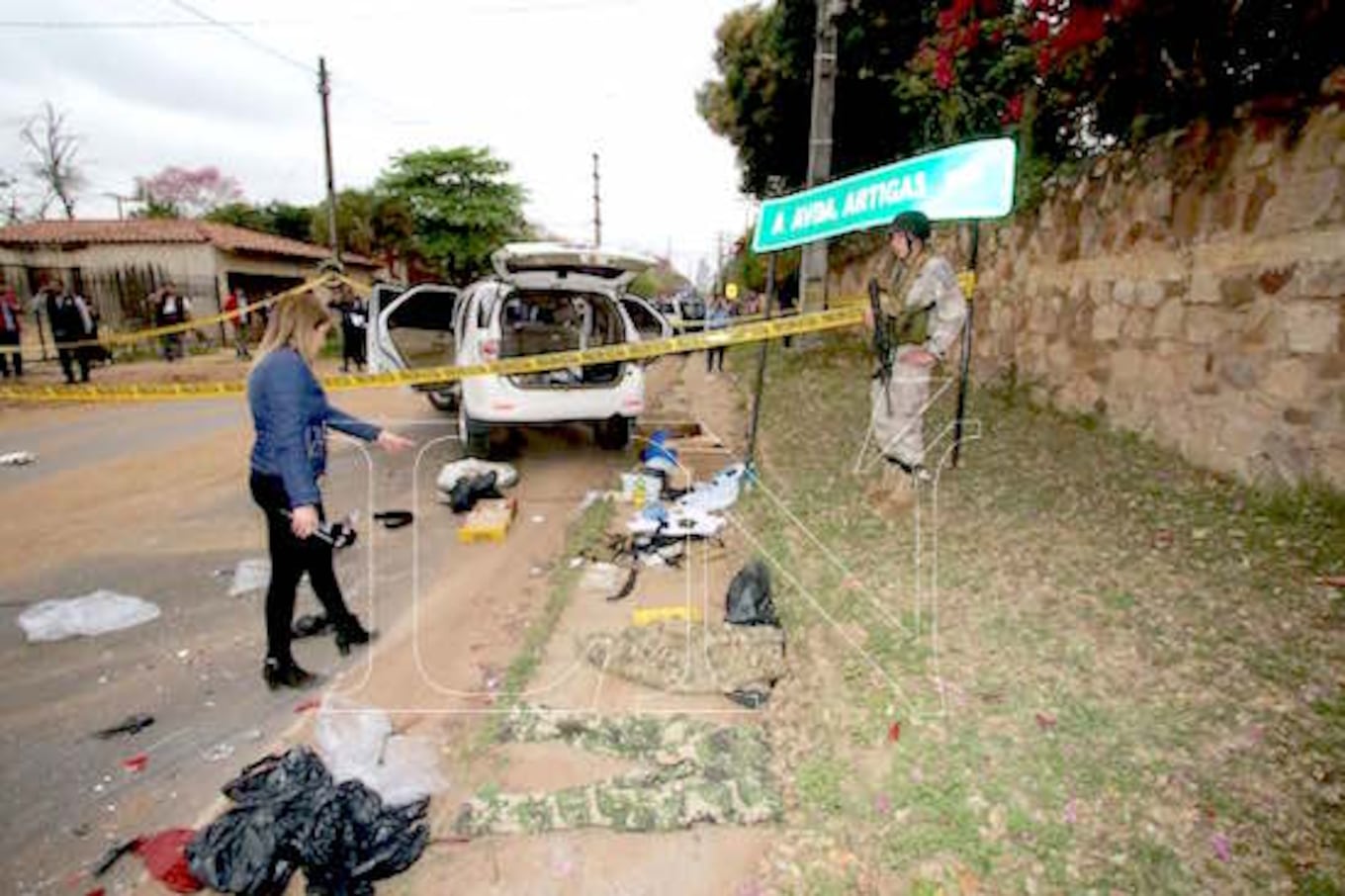 Los criminales simularon un operativo militar para rescatar al reo.FOTO:NÉSTOR SOTO