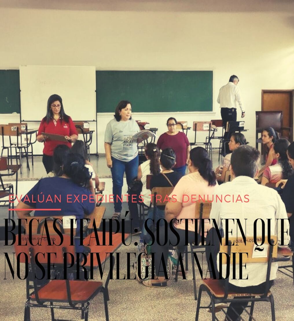 Becas Itaipú: sostienen que no se privilegia a nadie