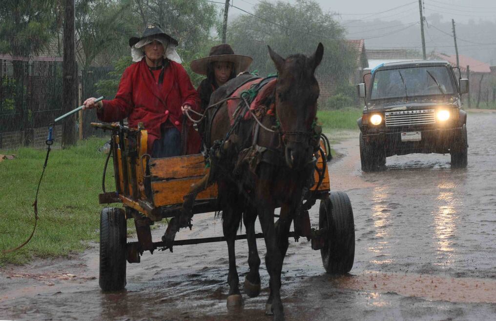 Gran parte del país sufrió las consecuencias del fenómeno climático desatado ayer.