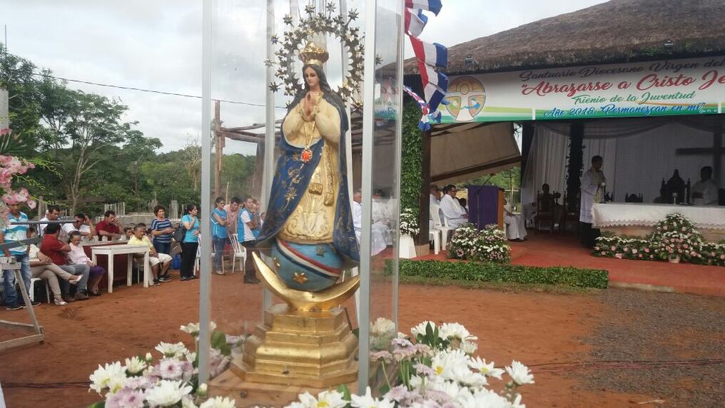 Imagen de la Virgen del Paso de Itapé. Foto: Nino Silguero.