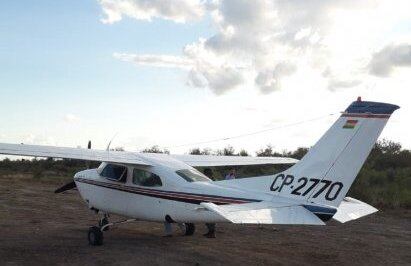 Aeronave hallada en el Chaco con chapa Boliviana. Foto: Gentileza.