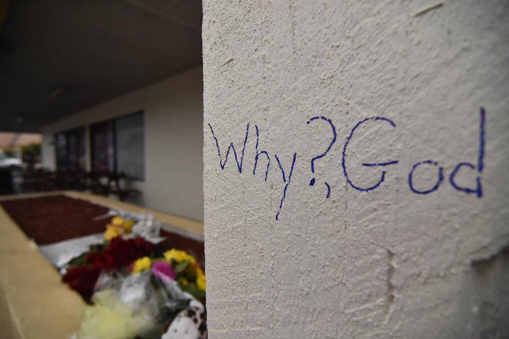 La imagen corresponde al tiroteo ocurrio días pasados en Florida. AFP.