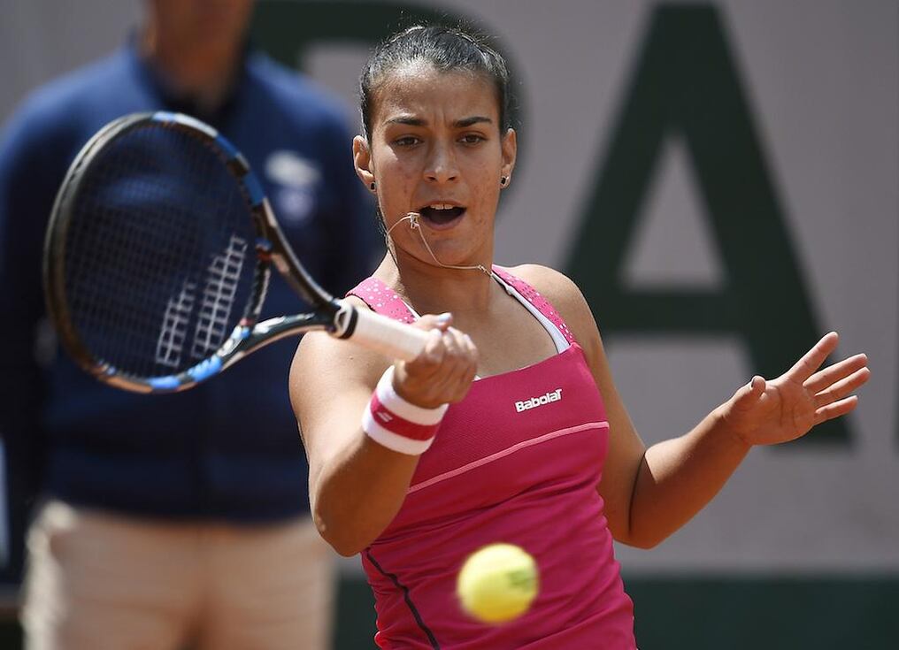 Verónica Cepede (PAR) ganó a Cindy Burger (NED) 6-0, 3-6, 6-3. AFP. 