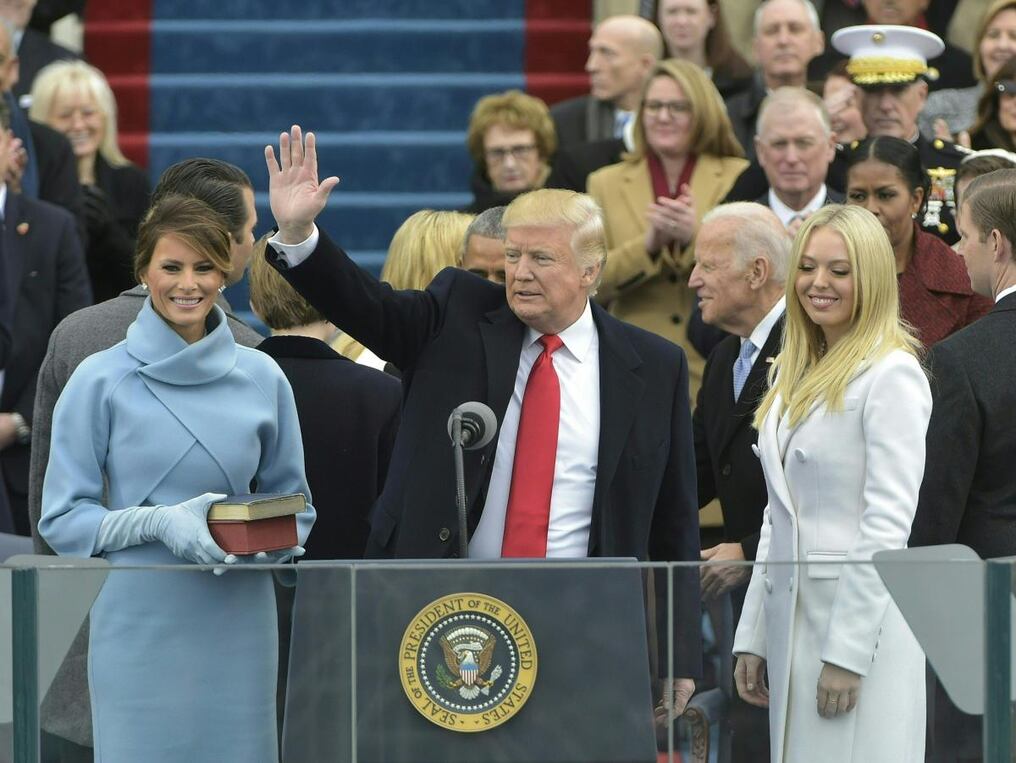 Donald Trump como presidente de EEUU. Foto: Mark RALSTON / AFP