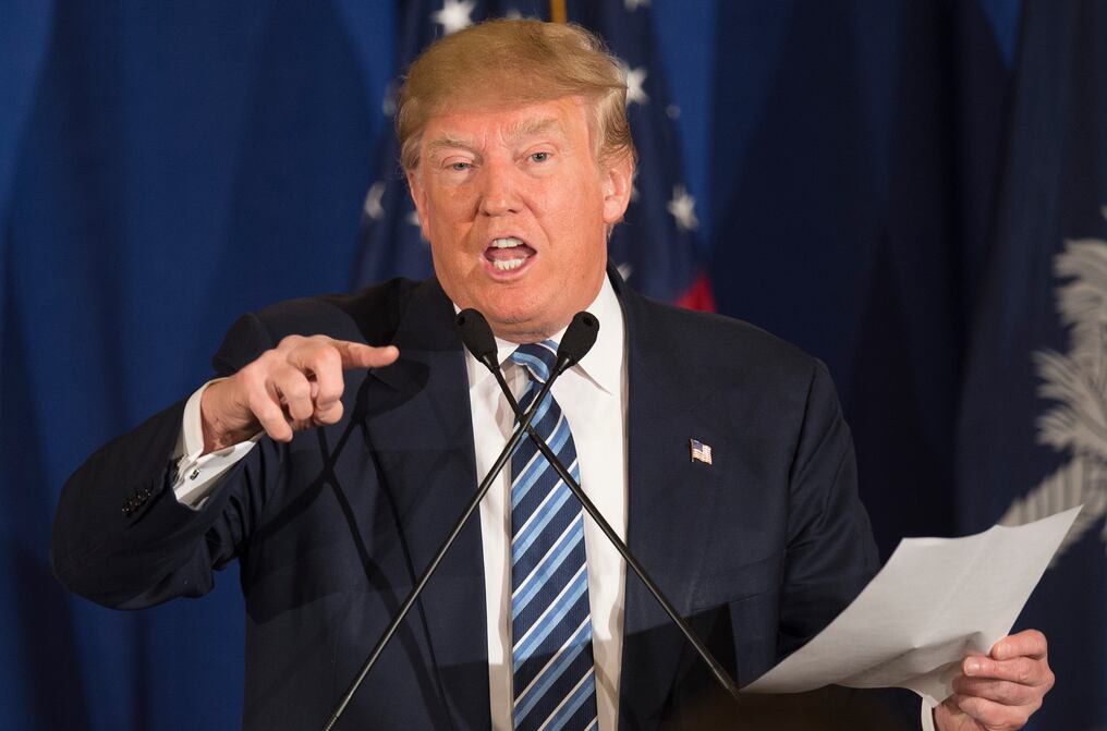 Donald Trump, en Carolina del Sur. Foto: AFP / JIM WATSON. ARCHIVO.