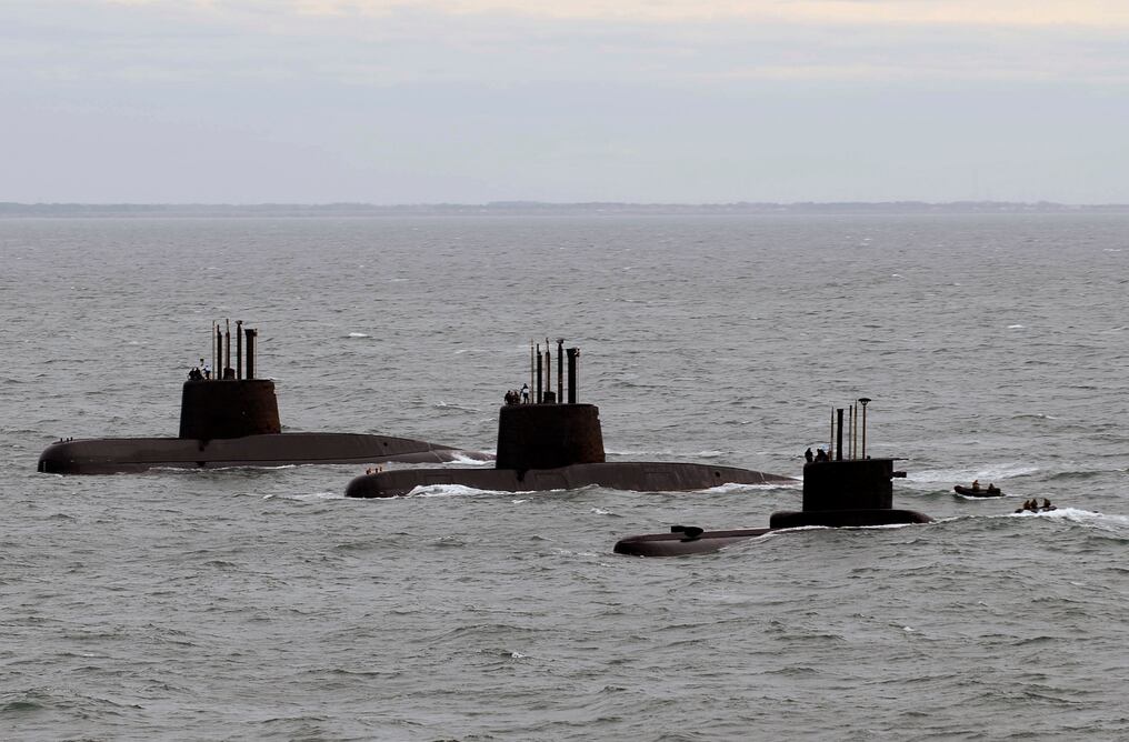 La última comunicación se produjo cuando el "San Juan" navegaba por el Golfo San Jorge, a 450 km de la costa argentina.