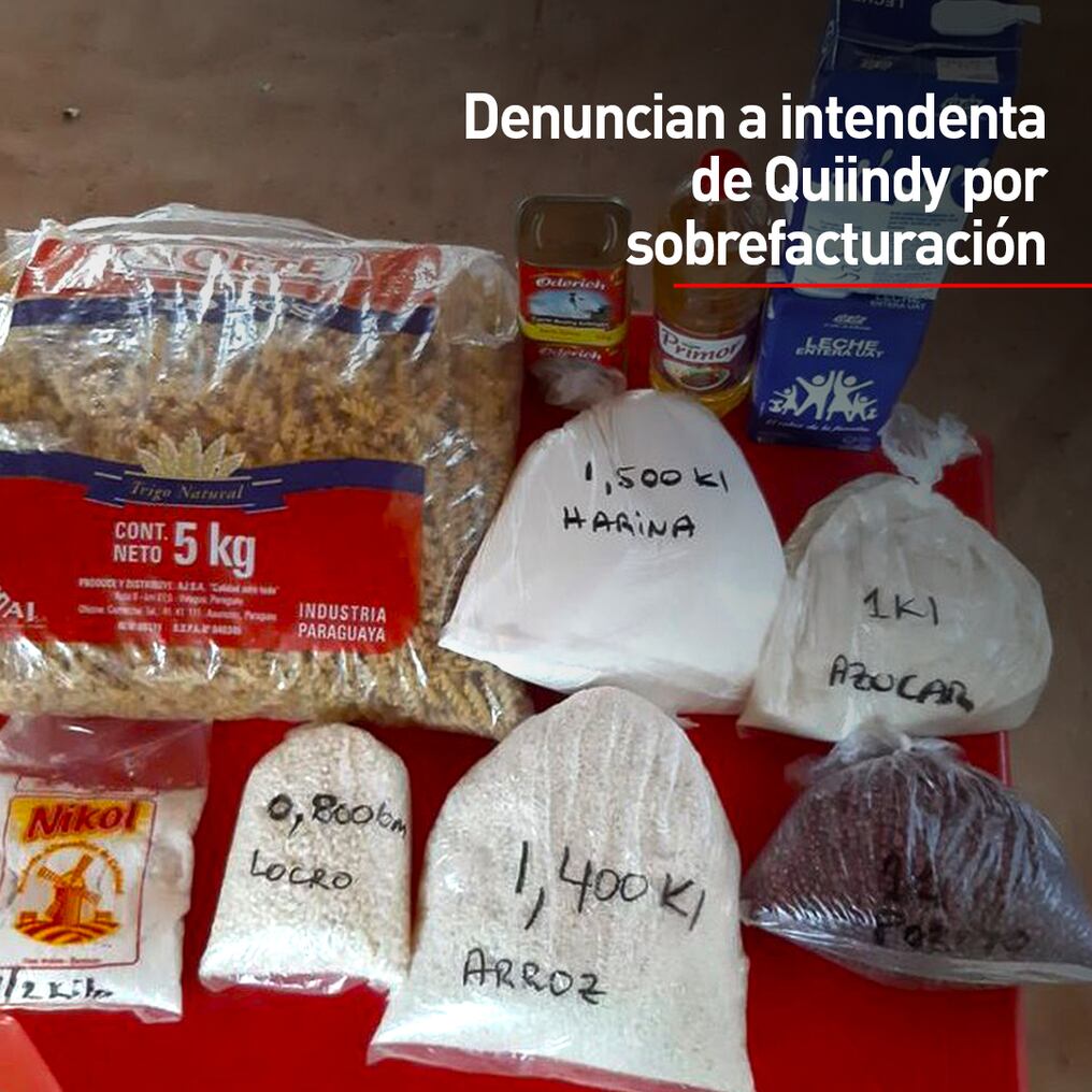 Denuncian a intendenta de Quiindy por sobrefacturación