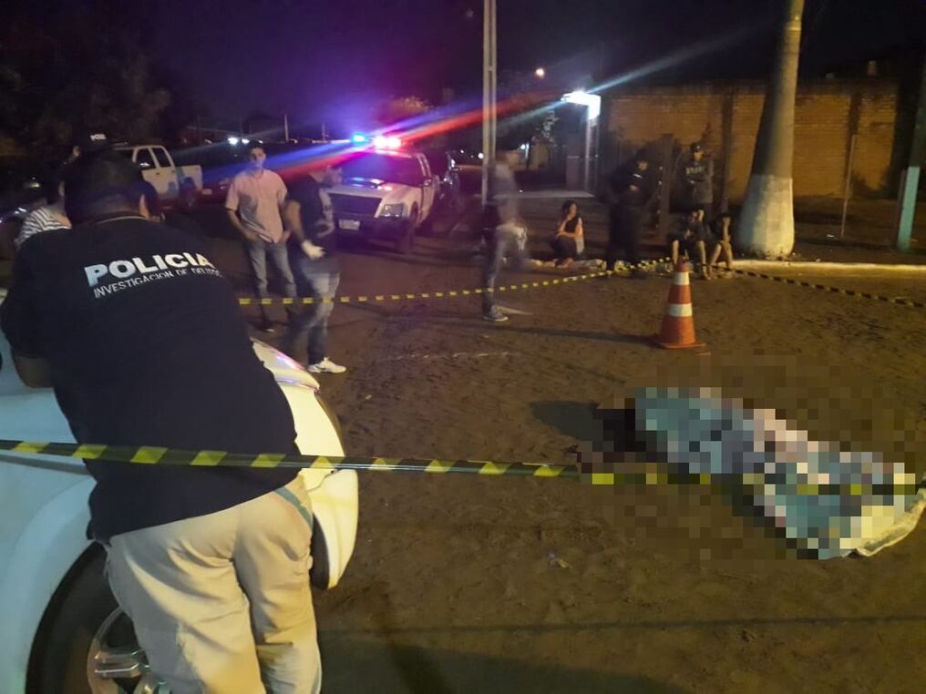 Ocurrió durante la madrugada de este jueves en el barrio San Juan de Ciudad del Este. Foto: Gentileza