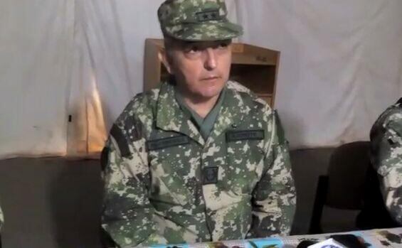 Jose Alvarenga, nuevo comandante de las Fuerzas de las Tareas Conjuntas asumió y fue al norte del país. Foto: Lorenzo Aguero.
