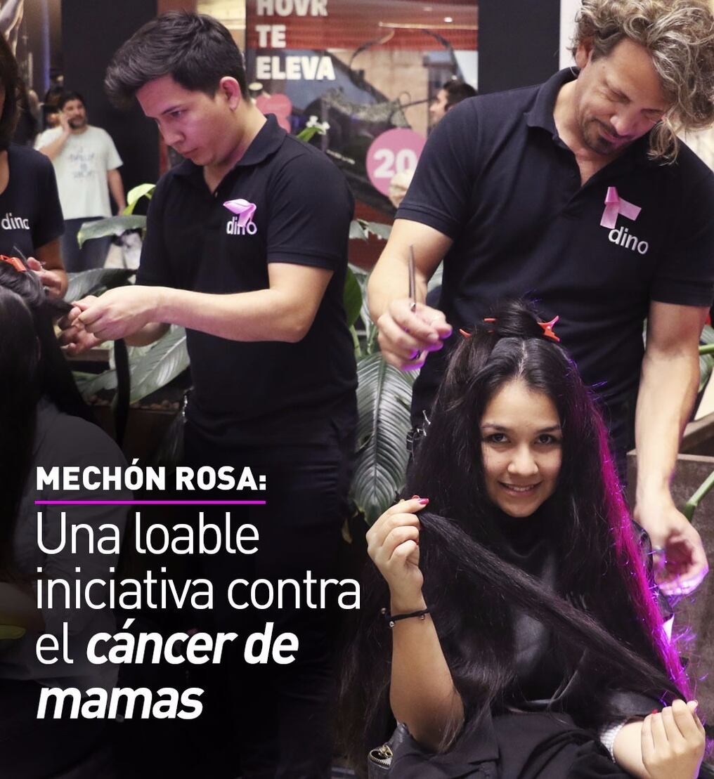 El “Mechón rosa”, una loable iniciativa contra el cáncer de mamas