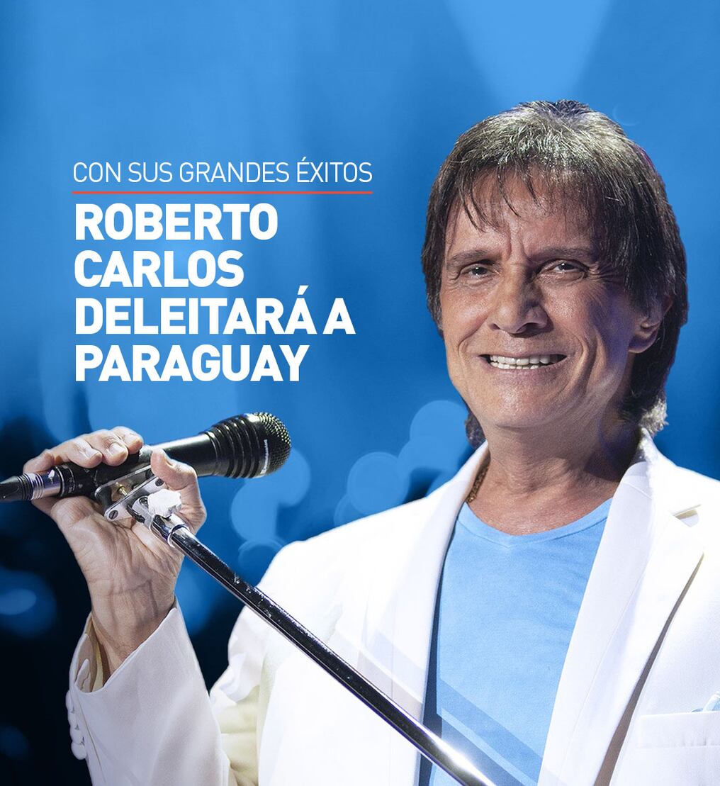 Roberto Carlos deleitará a Paraguay con sus grandes éxitos