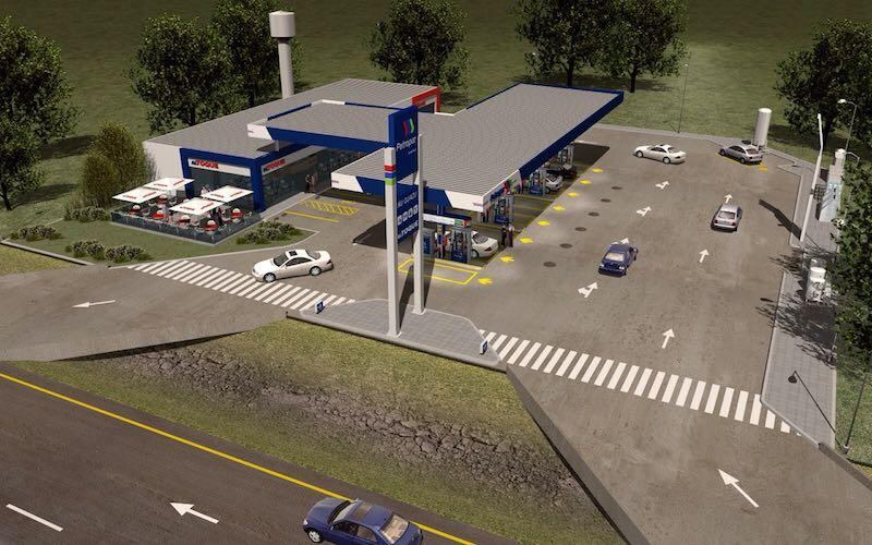 La futura estación de servicios de Petropar estará al costado de la autopista Ñu Guasu.