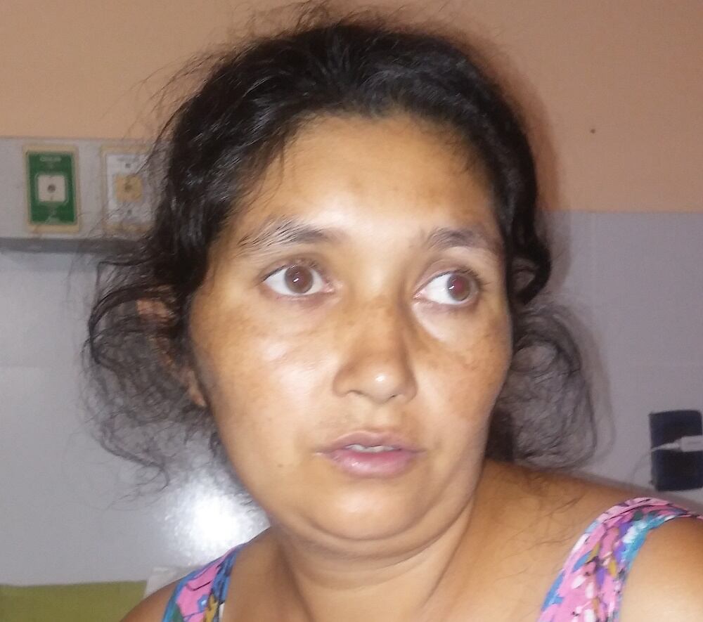 La señora María Fátima, la madre de Abigail, habló con el equipo de La Nación este martes. (Foto Nino Silguero)