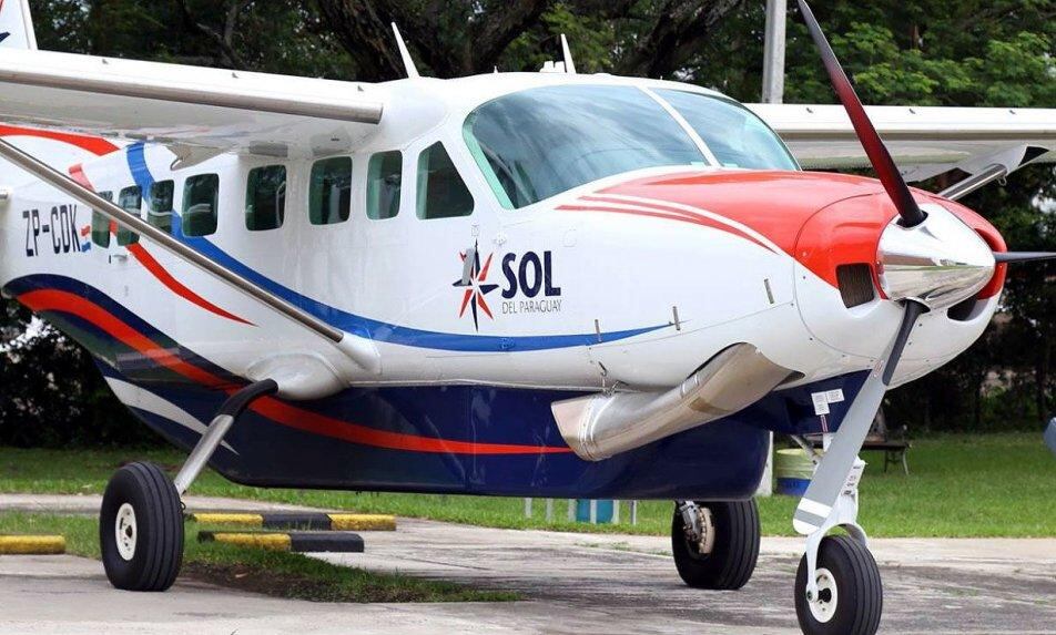 Sol del Paraguay actualmente realiza operaciones regulares a Encarnación y Pedro Juan.